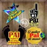 Topo de Bolo - Dia dos Pais - Arquivo Digital