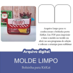 Molde Limpo Bolsinha Kit Kat - Arquivo Digital