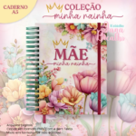 Caderno A5 Coleção Minha Rainha - Arquivo Digital
