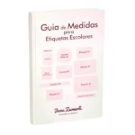 Guia de Medidas para Etiquetas Escolares - Arquivo Digital