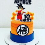Topo de Bolo - Goku - Arquivo Digital