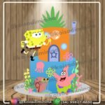Topo de Bolo - Bob Esponja - Arquivo Digital