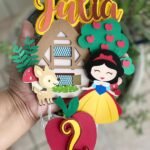 Topo de Bolo - Branca de Neve - Arquivo Digital