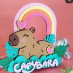 Topo de Bolo - Capivara - Arquivo Digital