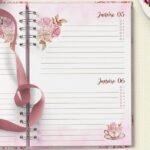 Agenda Permanente 2 Dias por Página Coleção Mulher Virtuosa - Arquivo Digital