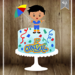 Topo de Bolo - Carnaval - Arquivo Digital