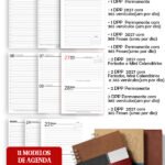 Super Combo 11 Agendas 2027 e Permanente Masculina com 5 Modelos de Capa - Arquivo Digital
