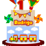 Topo de Bolo - Brinquedos - Arquivo Digital