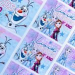 Etiquetas Escolares Frozen - Arquivo Digital