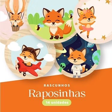 24 - Raposinhas Kit Digital Raposinhas - Imagem 1
