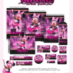 Arquivo Digital Volta às Aulas Minnie Rock Star