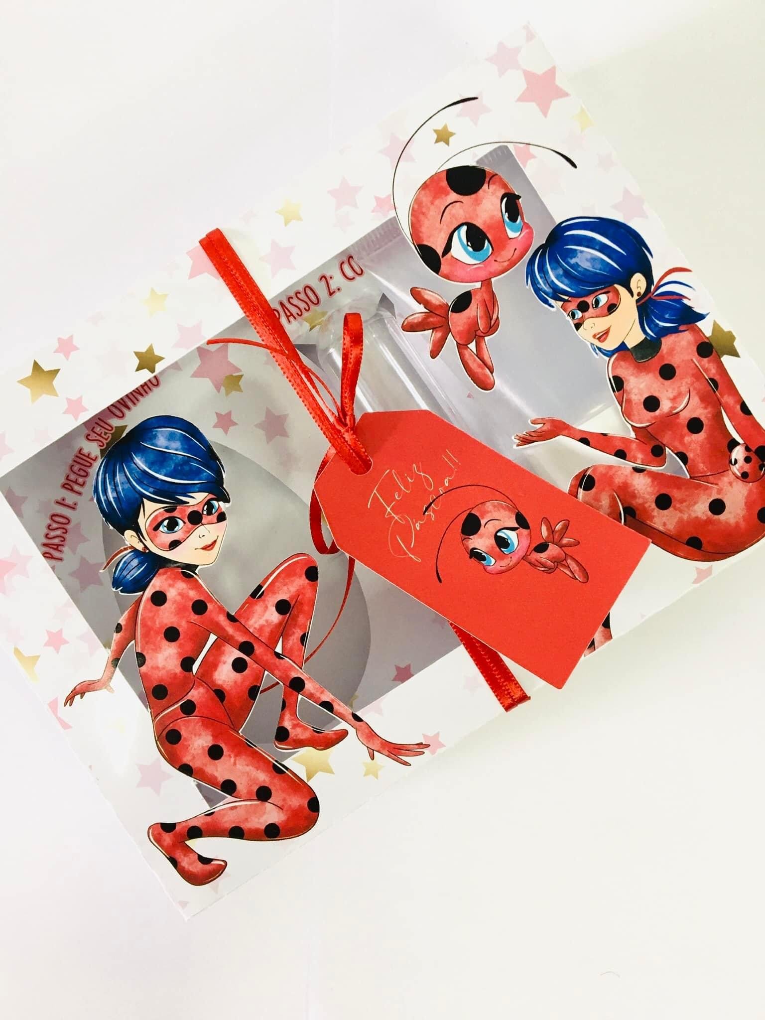 26 - LADYBUG - MINI CONFEITEIRO - PÁSCOA Mini Confeiteiro - Ladybug - Arquivo Digital - Imagem 1