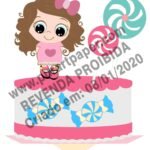 Topo de Bolo - Confeitaria - Arquivo Digital