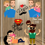 Topo de Bolo - Dia dos Pais - Arquivo Digital