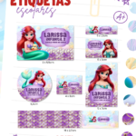 Etiquetas Escolar Ariel - Arquivo Digital