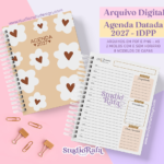 Agenda Datada 2027 Caramelo - Arquivo Digital