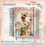 Agenda Não Datada-A5 - Coleção Cafe au Lait - Arquivo Digital