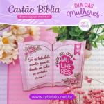 Cartão Bíblia - Dia da Mulher - Arquivo Digital