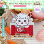Cartão Mini Kit Kat Carneiro Páscoa - Arquivo Digital