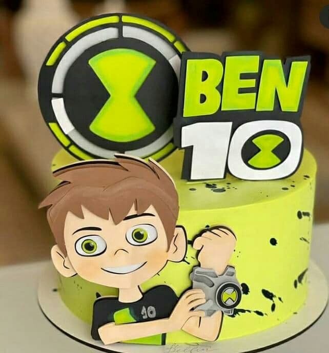 3 - Topo De Bolo BEN 10 Topo de Bolo - Ben 10 - Arquivo Digital - Imagem 1