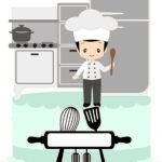Topo de Bolo - Chef de Cozinha - Arquivo Digital