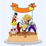 Topo de Bolo - Dragon Ball - Arquivo Digital