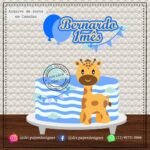 Topo de Bolo - Girafa - Arquivo Digital