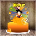 Topo de Bolo - Goku - Arquivo Digital