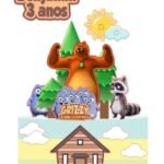 Topo de Bolo - Grizzy and Lemmings - Arquivo Digital
