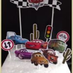 Topo de Bolo - Carros Disney - Arquivo Digital