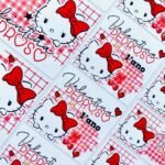 Etiquetas Escolares - Hello Kitty - Arquivo Digital