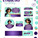 Etiquetas Escolar Jasmine - Arquivo Digital