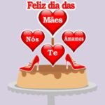 Topo de Bolo - Dia das Mães - Arquivo Digital