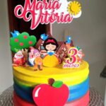Topo de Bolo - Branca de Neve - Arquivo Digital