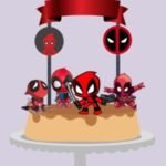 Topo de Bolo - Deadpool - Arquivo Digital