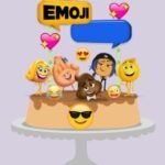 Topo de Bolo - Emoji - Arquivo Digital