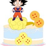 Topo de Bolo - Goku - Arquivo Digital