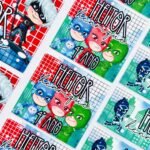 Etiquetas Escolares - Pj Masks - Arquivo Digital