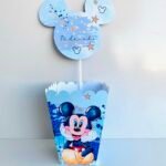 Centro de Mesa - Mickey Azul - Arquivo Digital