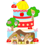 Topo de Bolo - Branca de Neve - Arquivo Digital