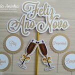 Topo de Bolo - Ano Novo - Arquivo Digital