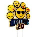 Topo de Bolo - Emoji - Arquivo Digital