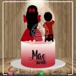 Topo de Bolo - Dia das Mães - Arquivo Digital