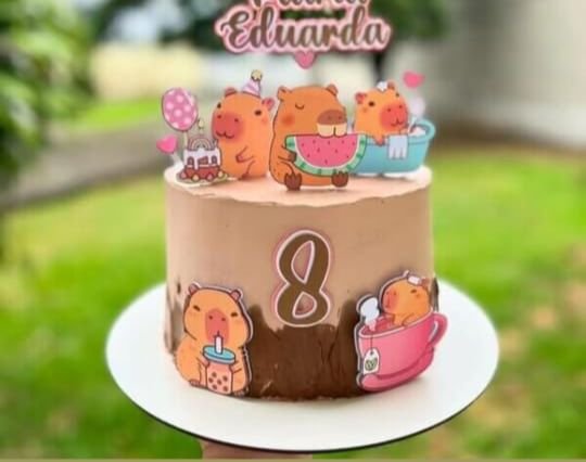 6 - CAPIVARA Topo de Bolo - Capivara - Arquivo Digital - Imagem 1