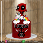 Topo de Bolo - Deadpool - Arquivo Digital