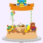 Topo de Bolo - Brinquedos - Arquivo Digital