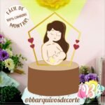 Topo de Bolo - Dia das Mães - Arquivo Digital