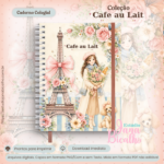 Caderno Colegial Coleção Cafe au Lait - Arquivo Digital