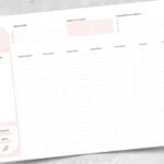 Planner de Mesa não datado - Arquivo Digital