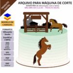 Topo de Bolo - Cowboy - Arquivo Digital